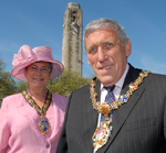 Lord Mayor Gareth Sullivan and Lady Mayoress Carol Sullivan Lord Mayor of Swansea