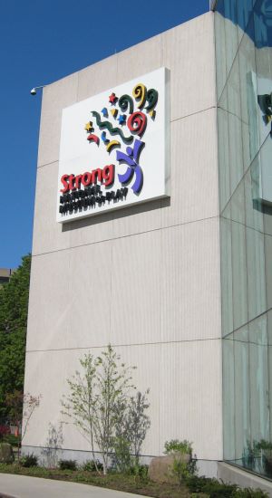 Just the sign. The place is huge. Strong National Museum of Play exterior
